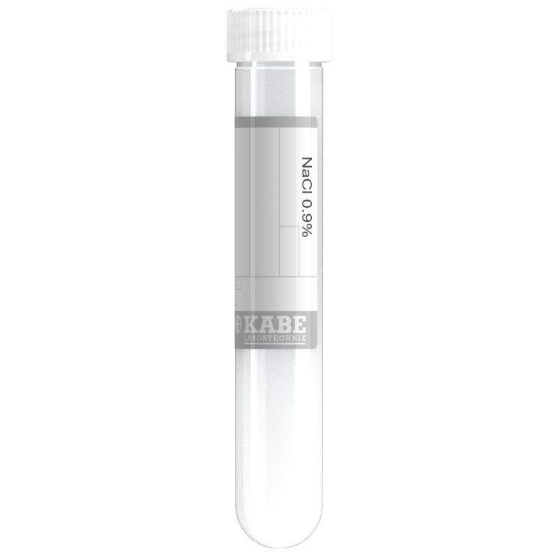 Probenröhren mit Kochsalzlösung 2 ml NaCl 0,9%, 92/15 PP S natur